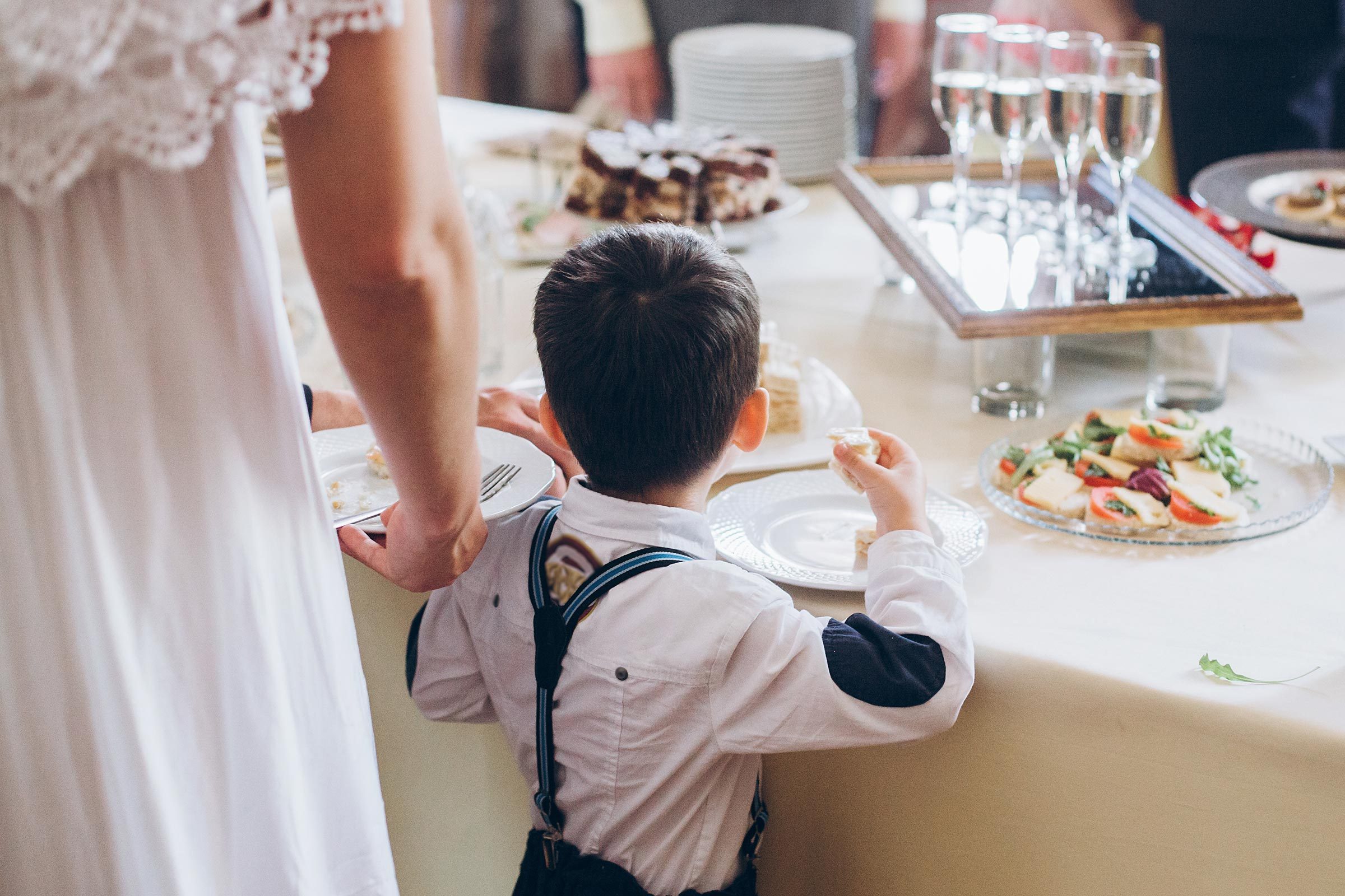 child food wedding