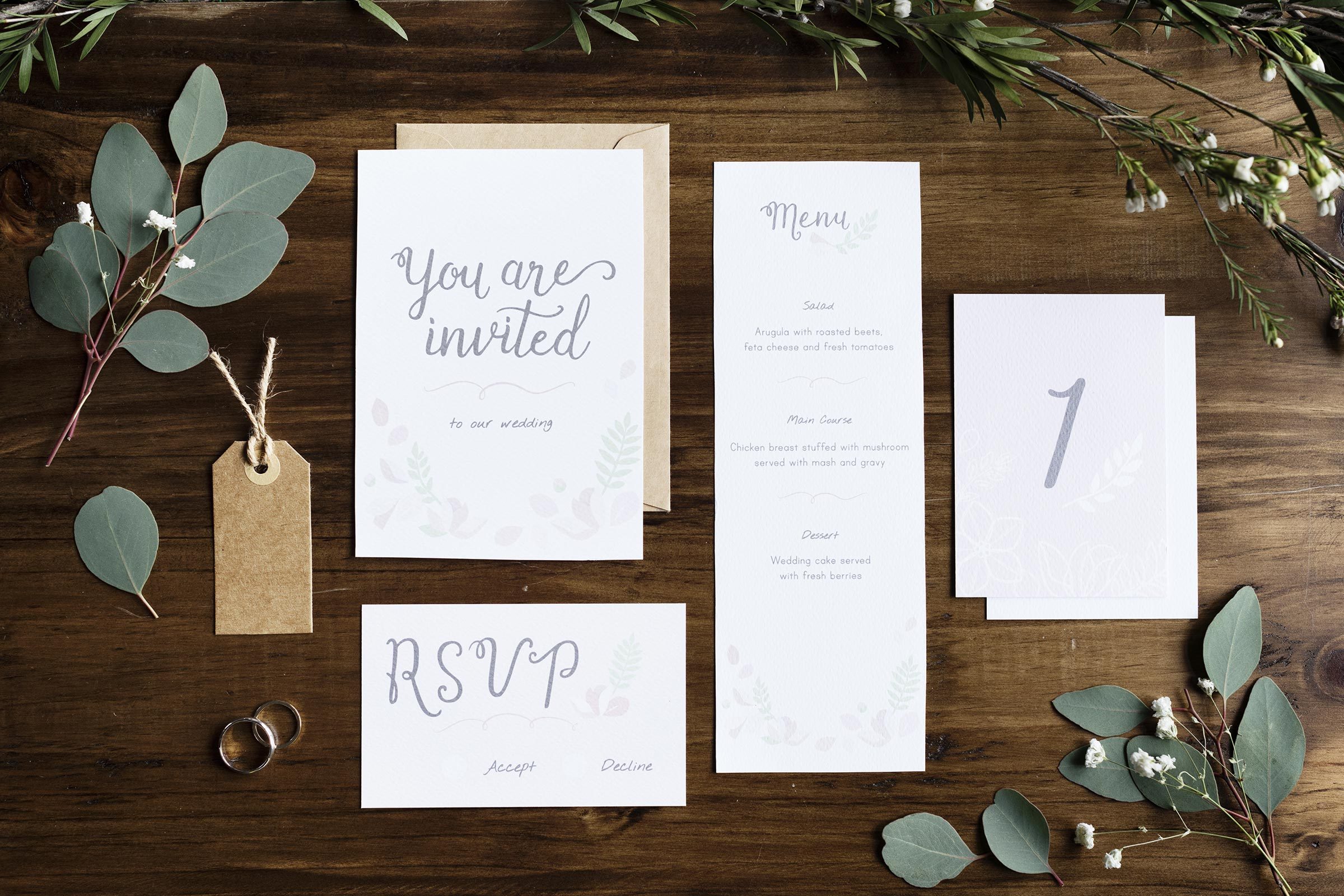 wedding invitations