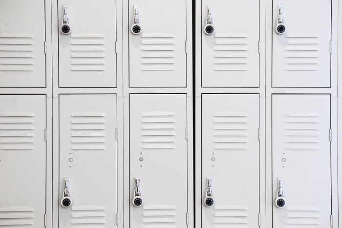 white lockers