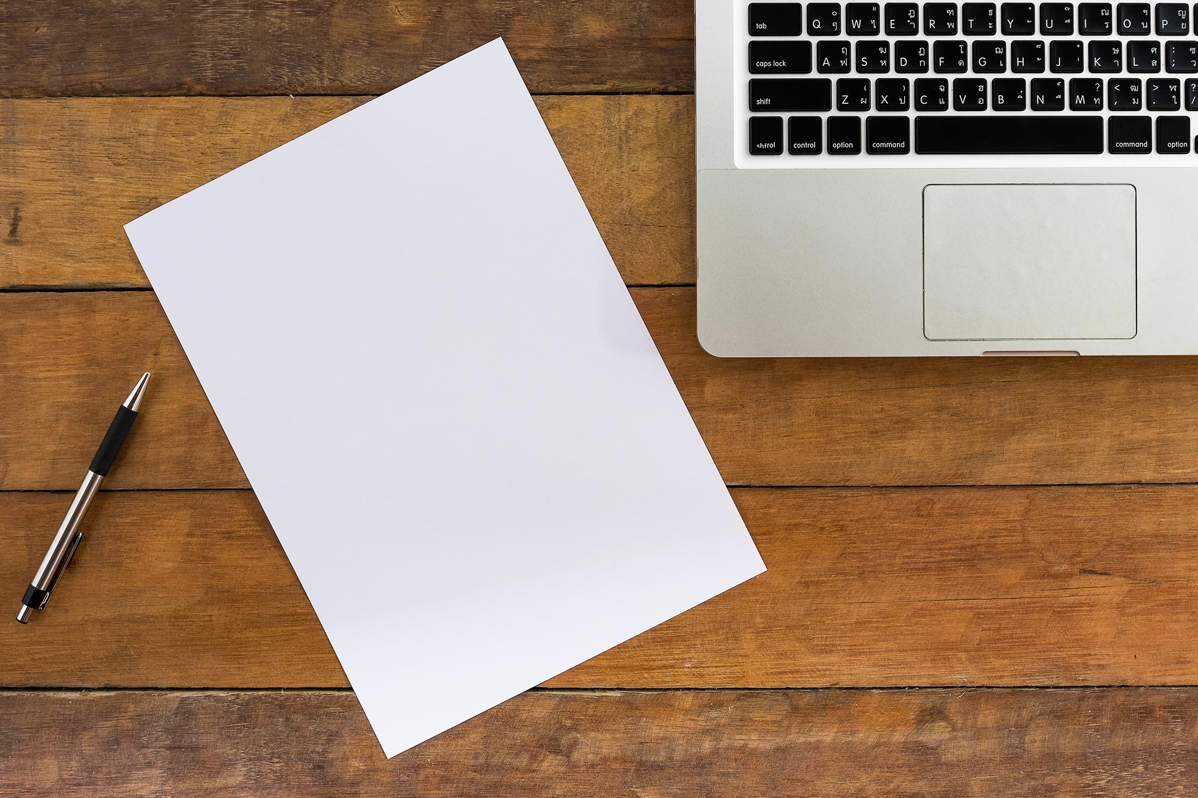 piece of paper