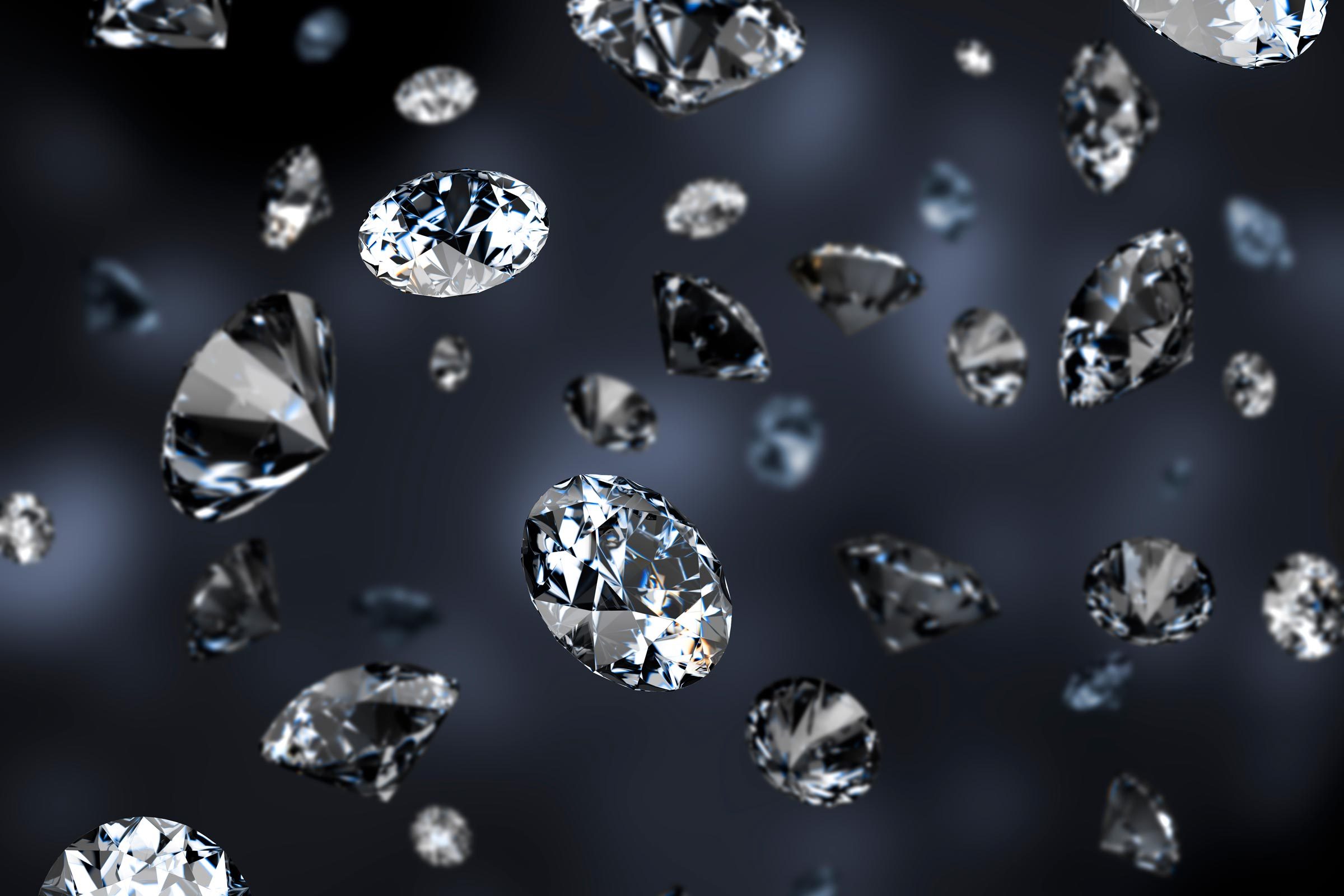 raining diamonds