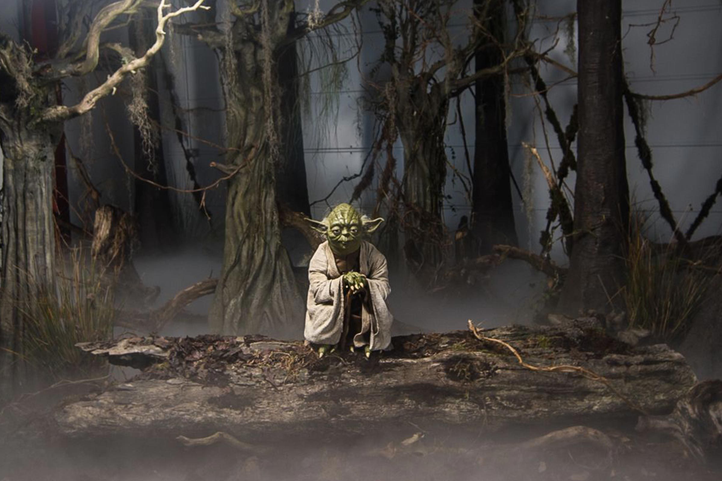 yoda wax figure london