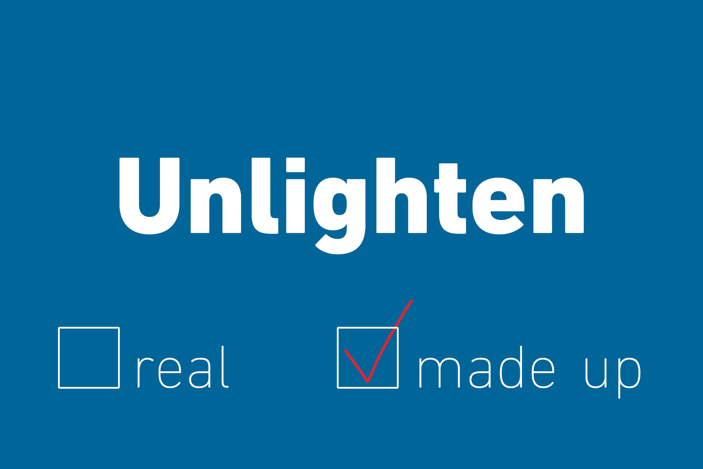 unlighten made up