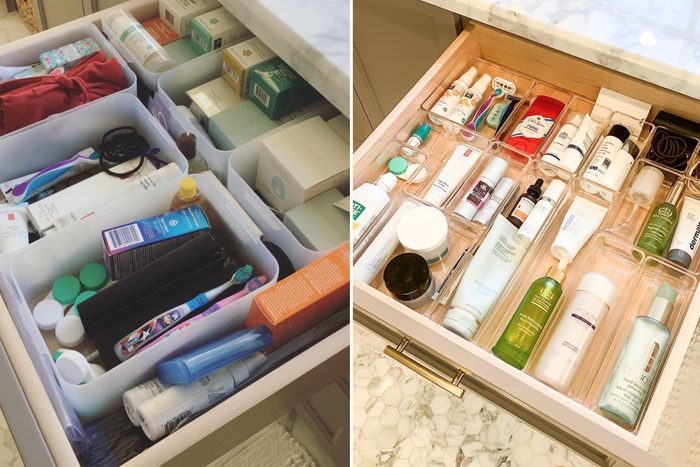 bathroom home organization makeover