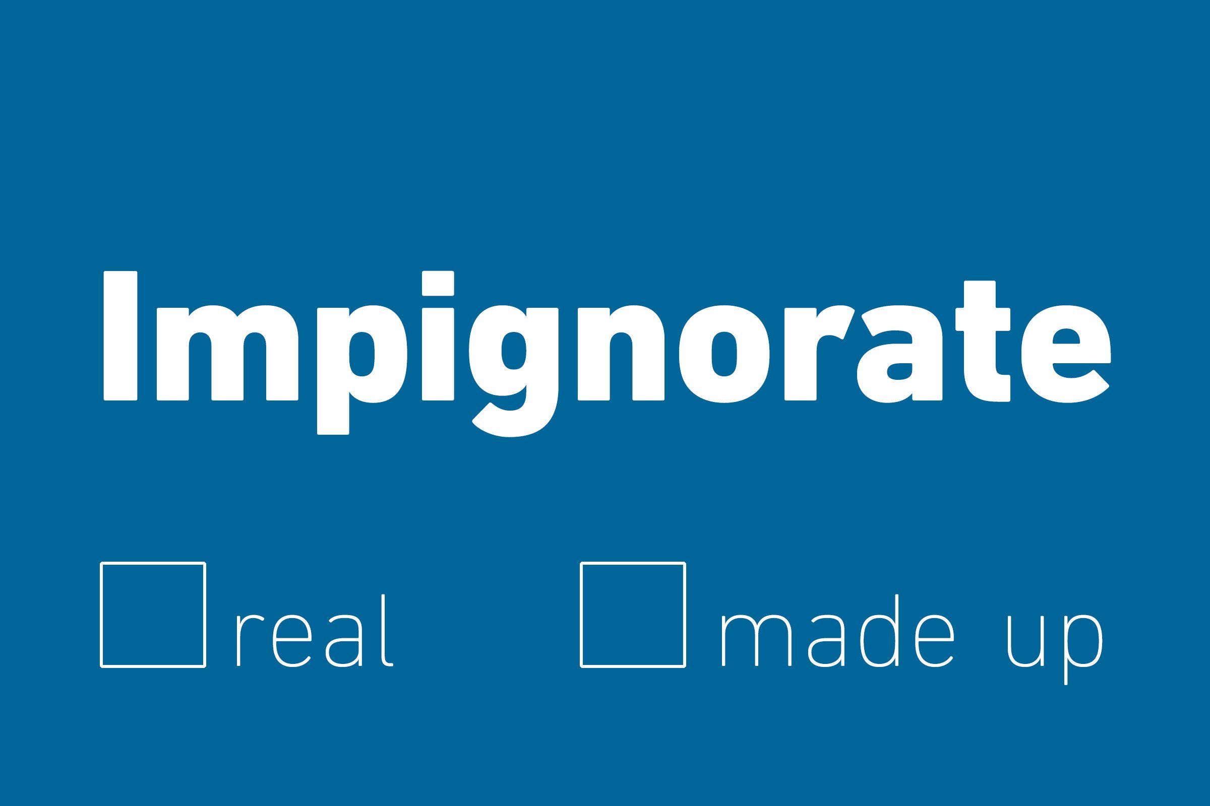 impignorate