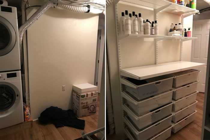 laundry home organization makeover