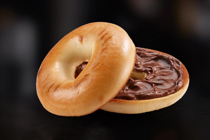 Plain Bagel with Nutella