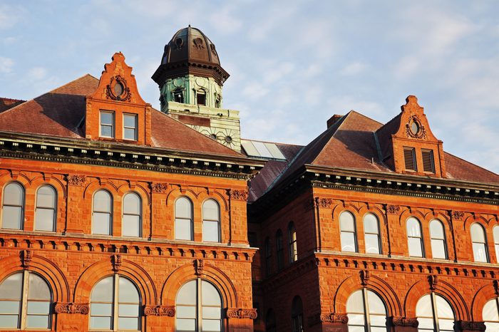 City Hall in the center of Peoria, Illinois