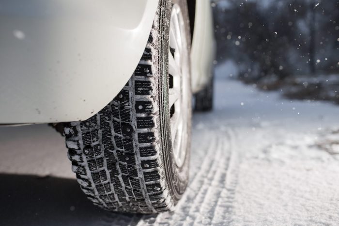 icey car road