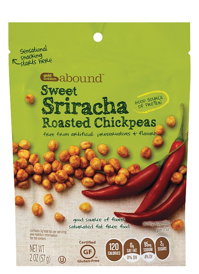 Sweet Sriracha Roasted Chickpeas