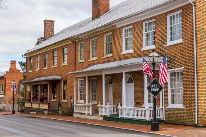 Historical building in Jonesborough, Tennessee 