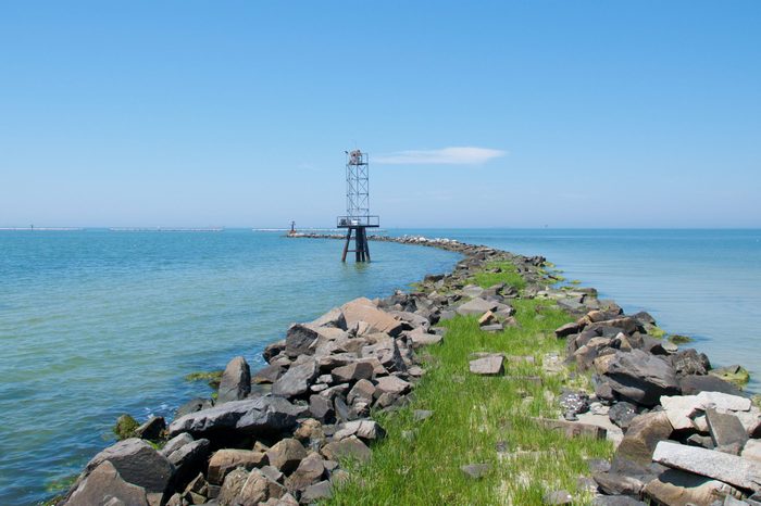 Causeway on Cape Charles, Virginia