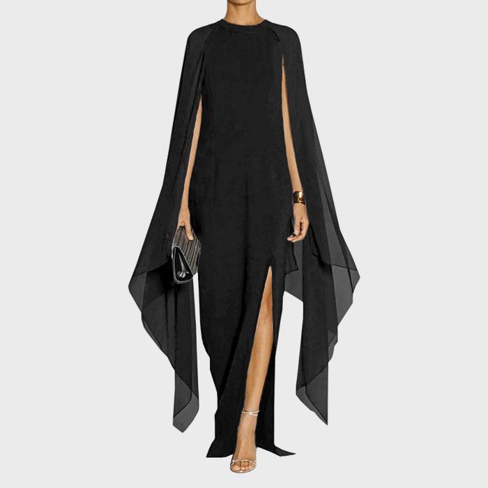 Elegant Split Flare Formal Evening Gown