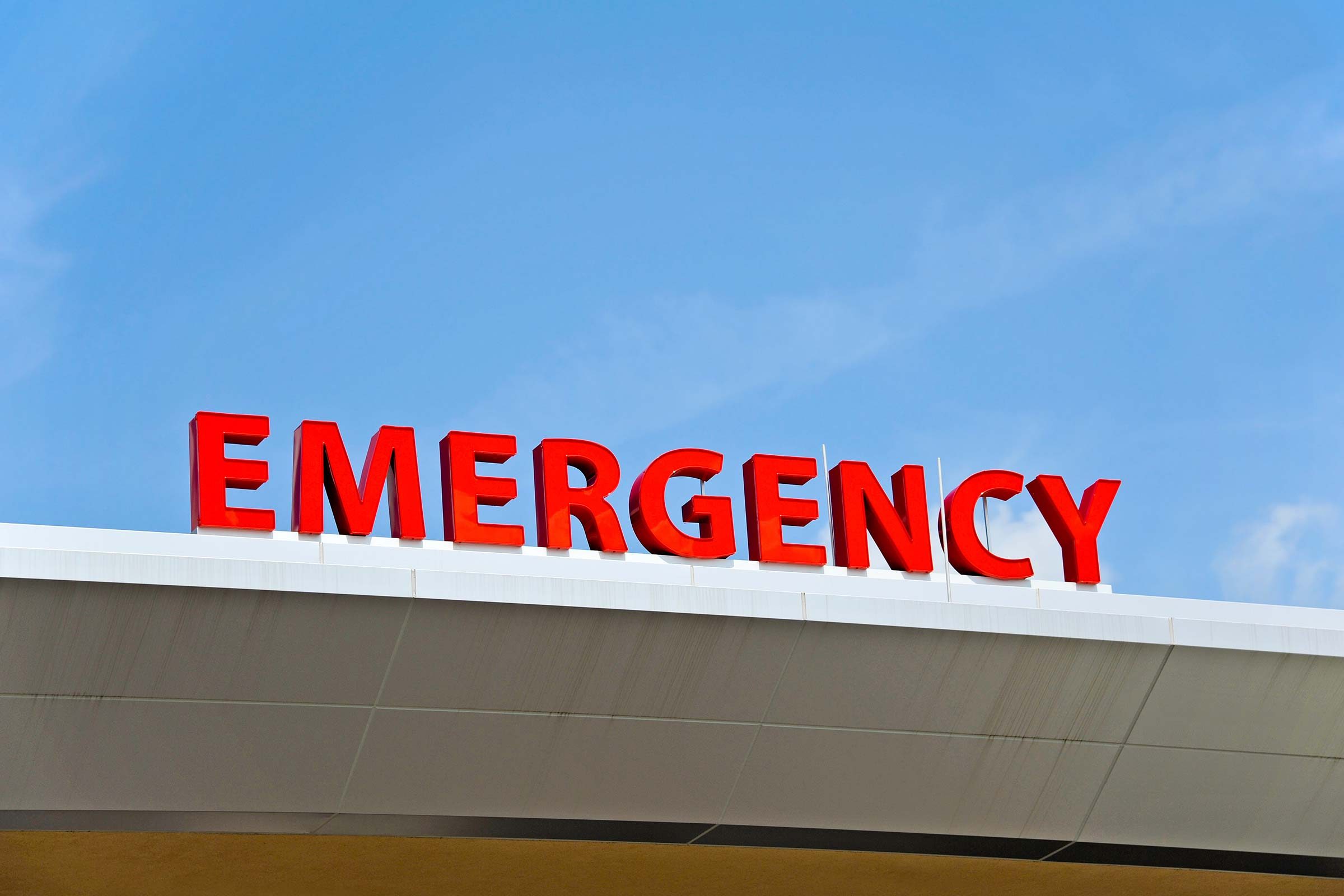 emergency room sign