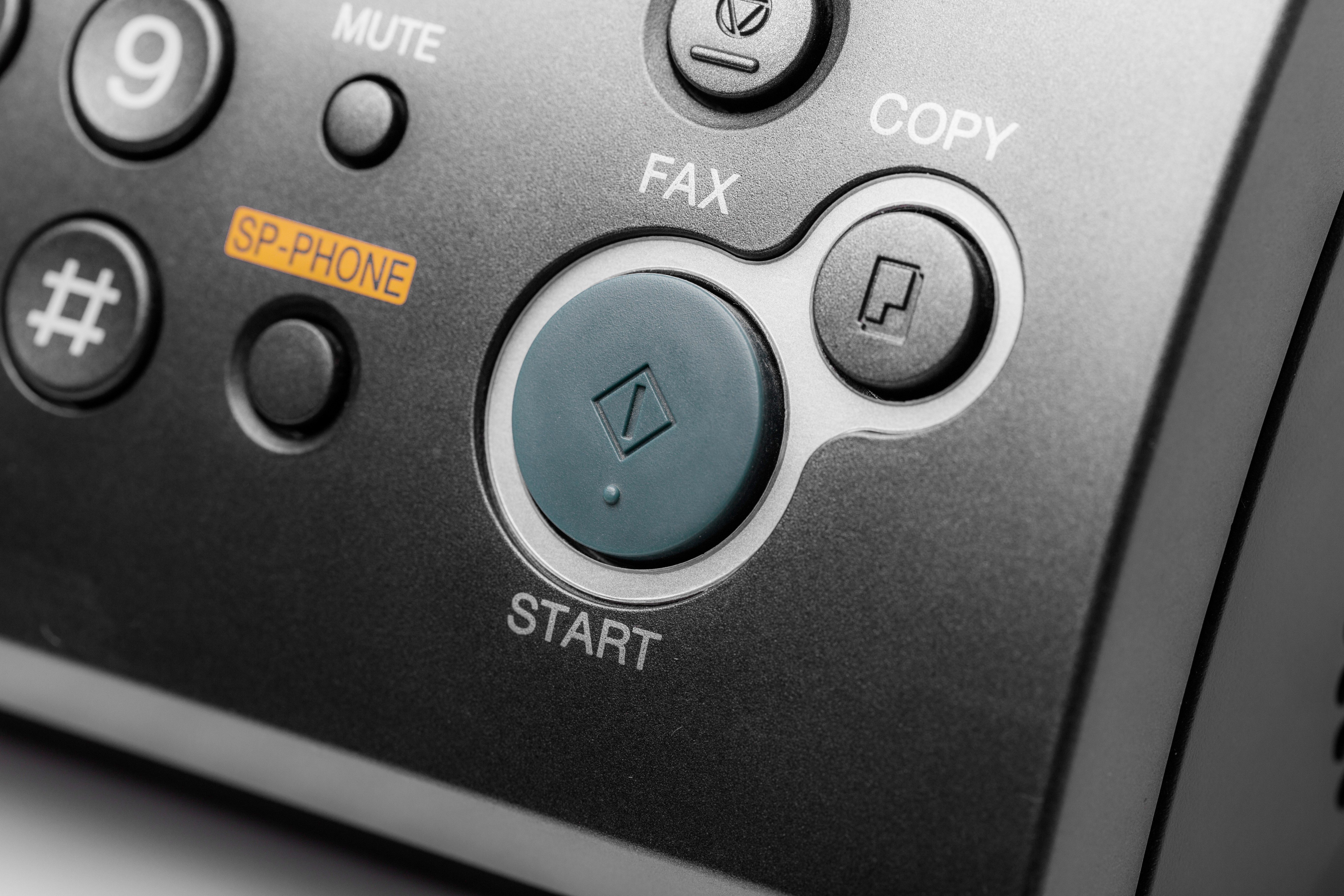 Fax machine, office equipment