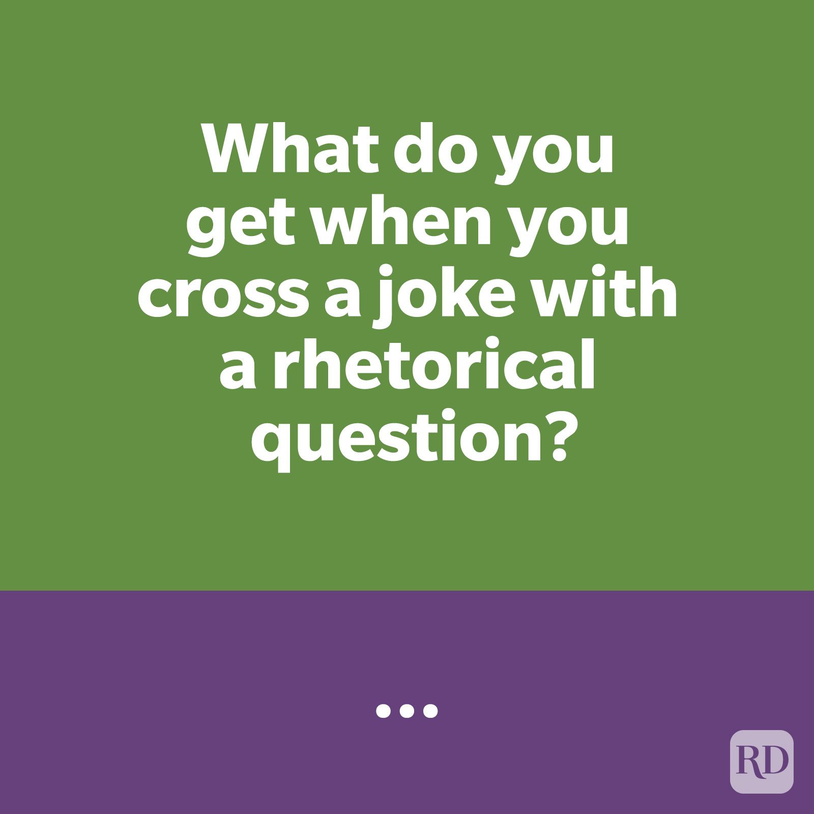 Rhetorical Clever Jokes