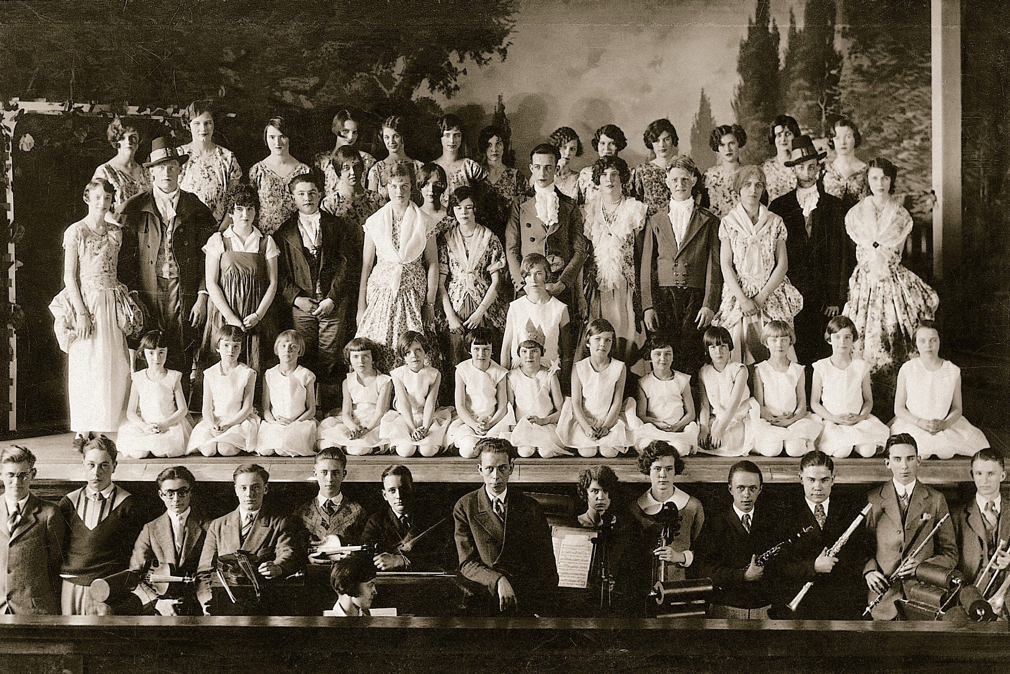 school play theater vintage