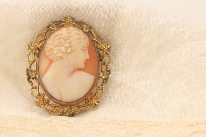 antique cameo brooch