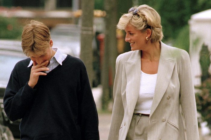 Prince William and Princess Diana