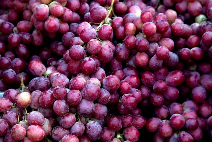 red grapes