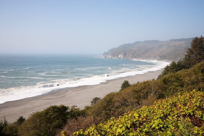 California Coastline, near Eureka in California, USA