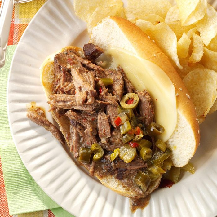 Mom's Italian Beef Sandwiches