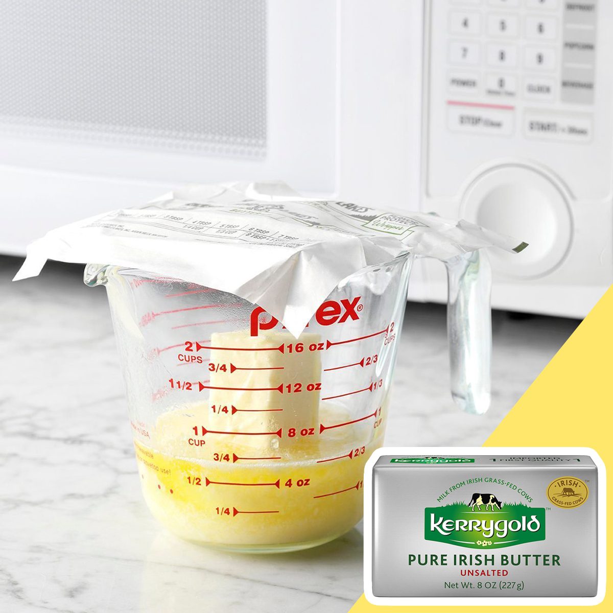 Melted butter kitchen hack