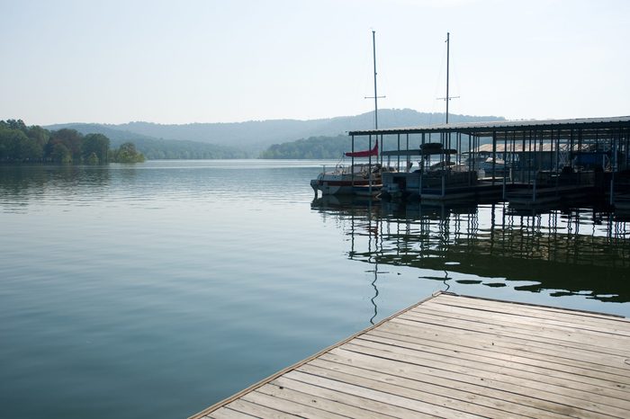 Boat docks at table Rock lake, Kimberling City, Missouri.