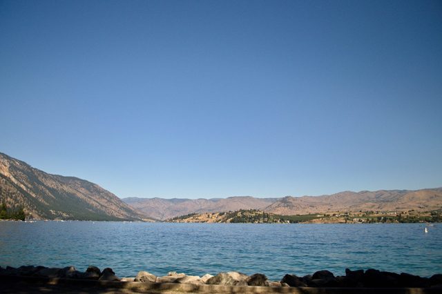 Lake Chelan in summer