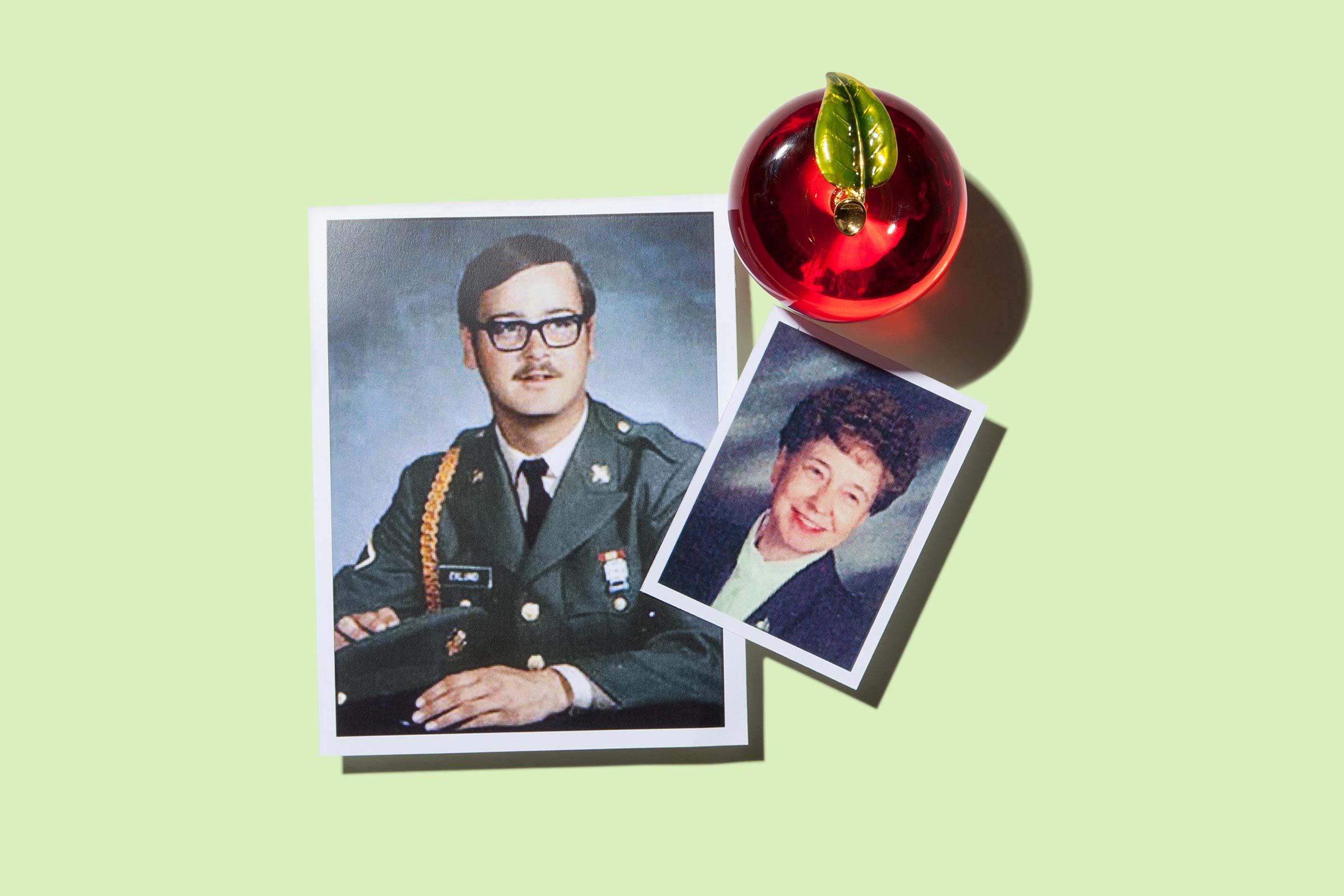 Mark Eklund, a private first class in the Army during the Vietnam War, sent Helen Mrosla letters while he was deployed.