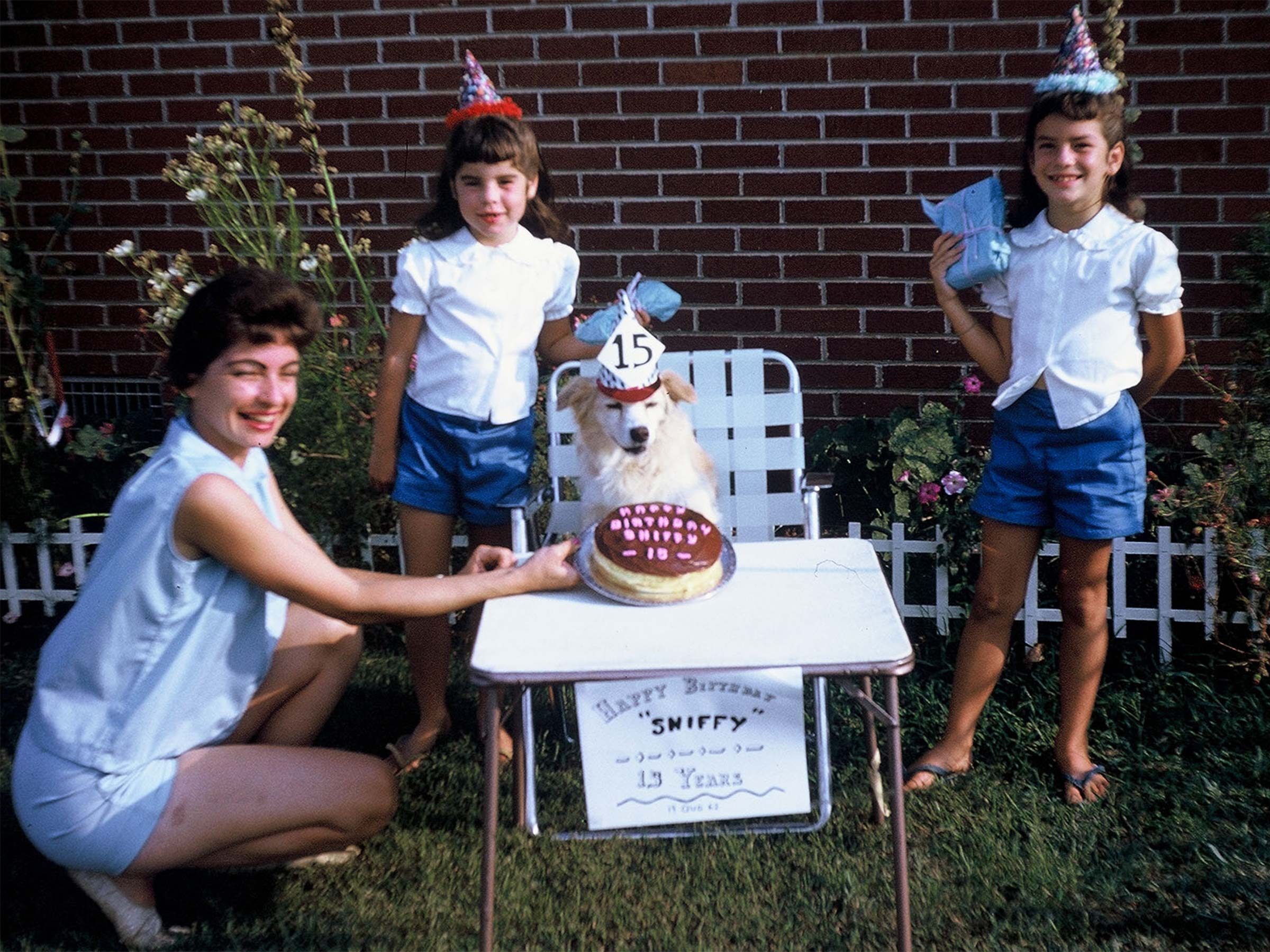 vintage dog birthday party