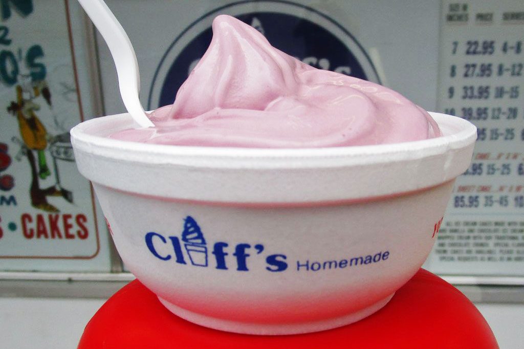 Black Raspberry Soft Cliffs Homemade Icecream