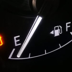 empty fuel gas tank.