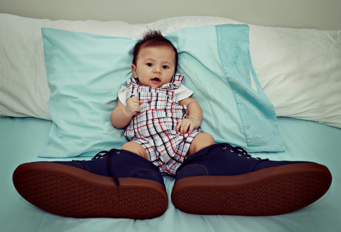 little baby big shoes