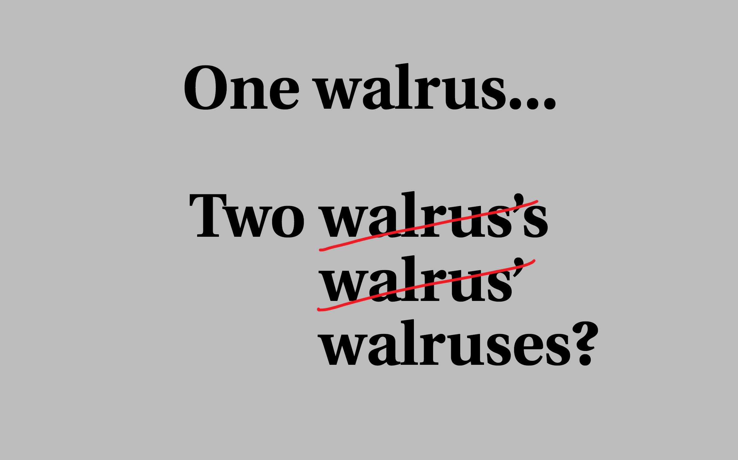 Here’s Exactly How to Pluralize a Word Ending in S