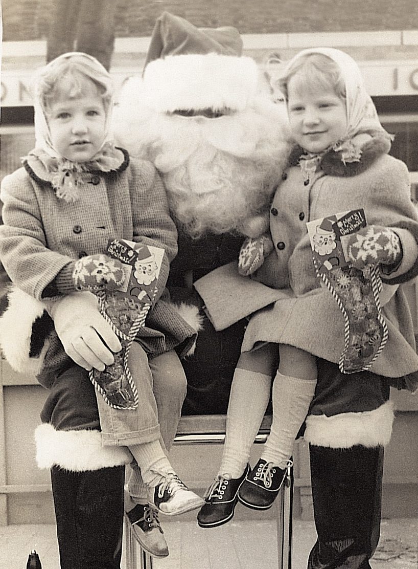 vintage santa photo