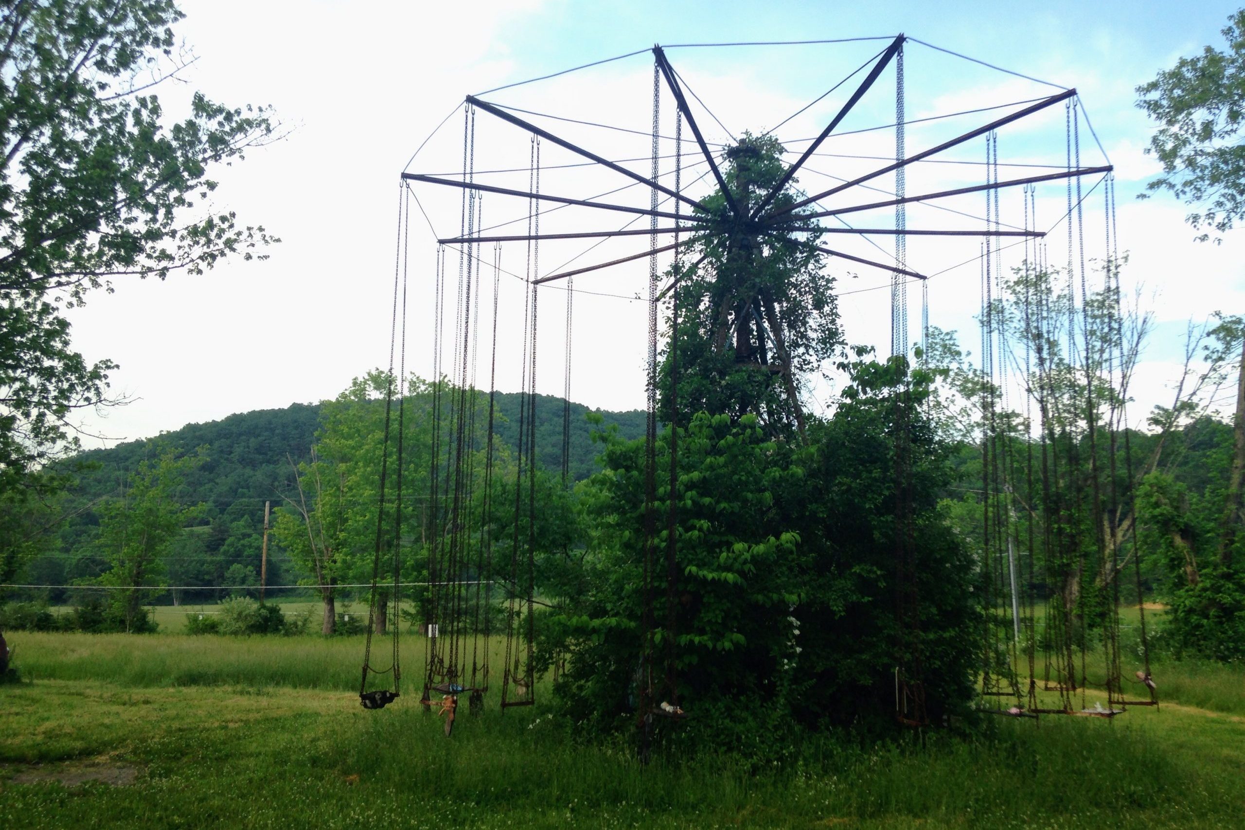 abandoned Lake Shawnee Amusement Park