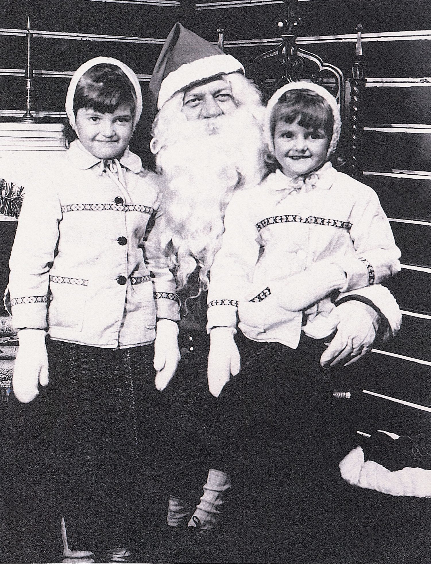 vintage santa photo