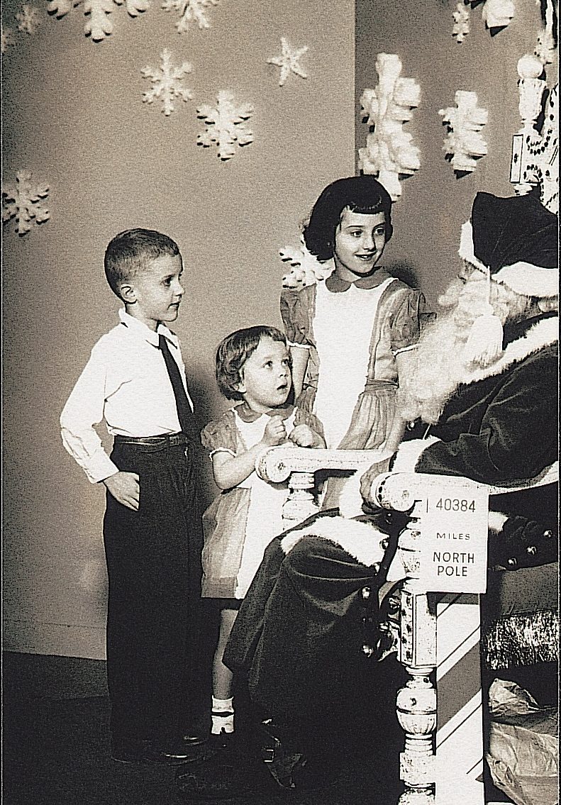vintage santa photo