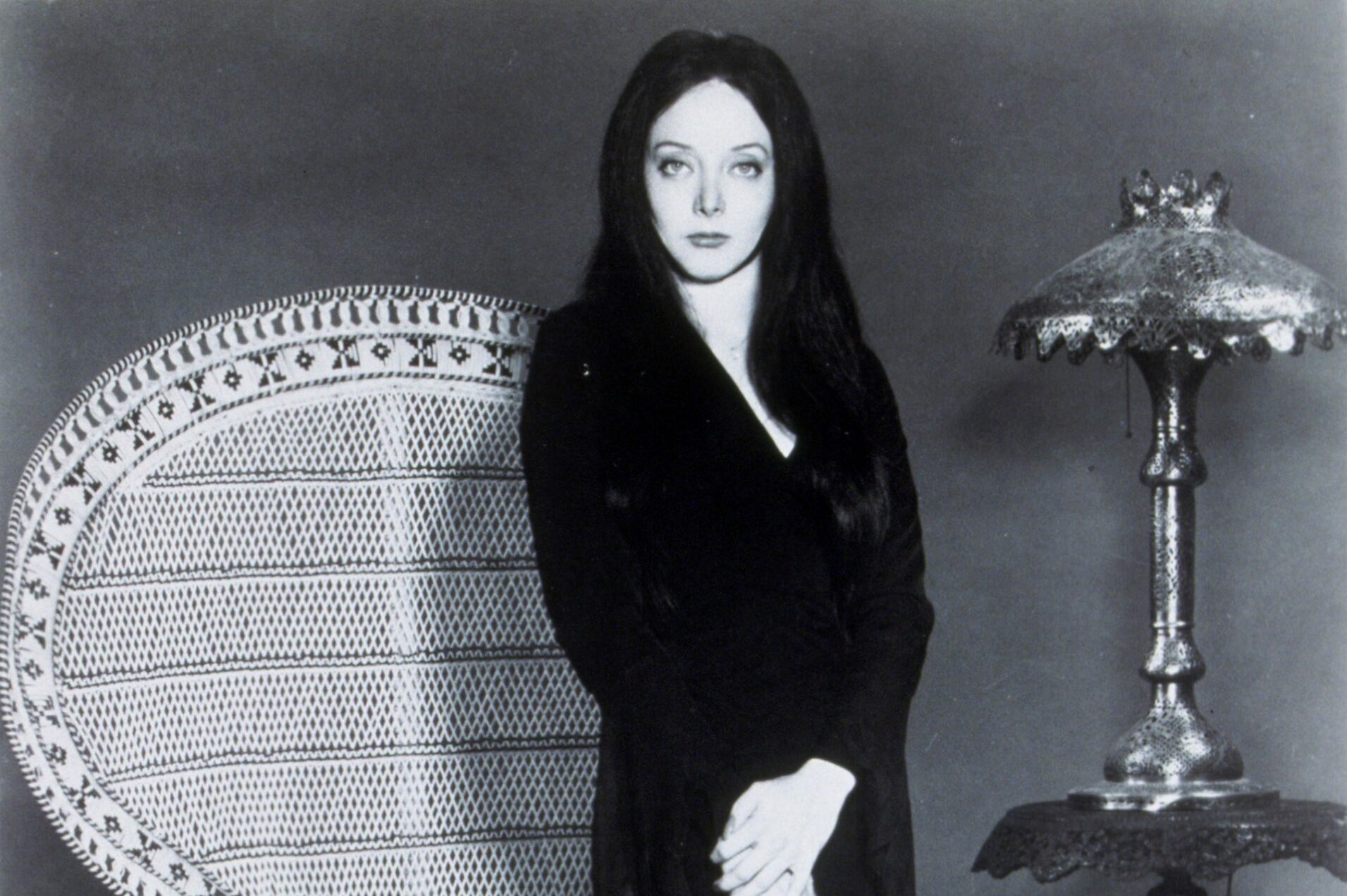 Editorial use only Mandatory Credit: Photo by Snap/Shutterstock (390873nm) FILM STILLS OF 'ADDAMS FAMILY - TV' WITH 1964, CHARACTER, CAROLYN JONES, MORTICIA FRUMP ADDAMS IN 1964 VARIOUS