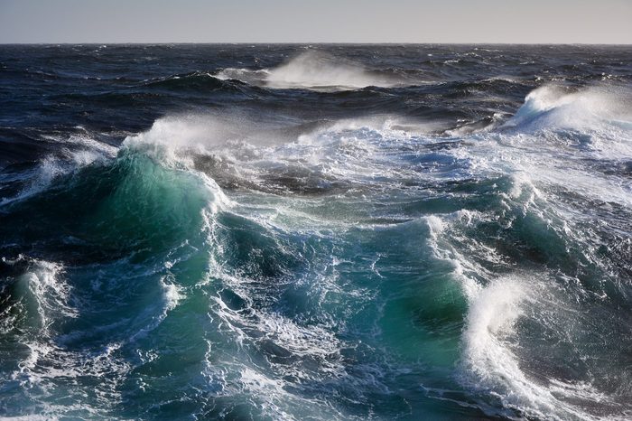 sea wave during storm