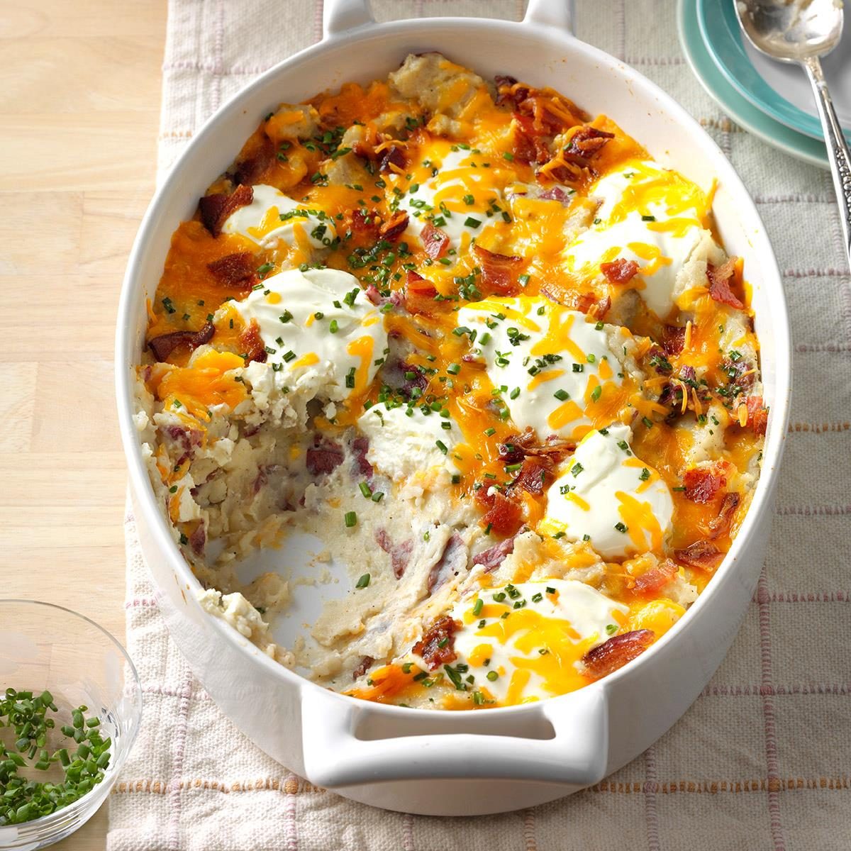 Kentucky: Loaded Red Potato Casserole 