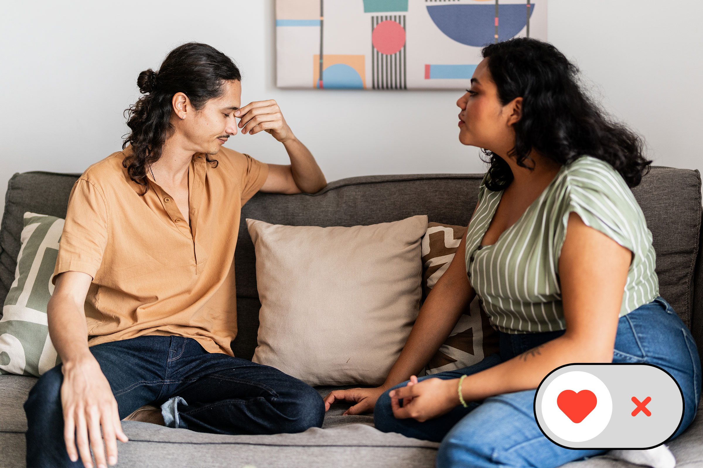 couple having a discussion