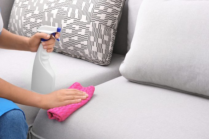 how to clean microfiber couch