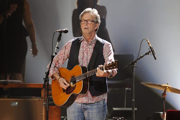 Mandatory Credit: Photo by Shutterstock (2229030f) Eric Clapton Eric Clapton in concert at Hard Rock Live, Florida, America - 30 Mar 2013