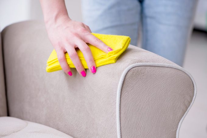 how to clean microfiber couch