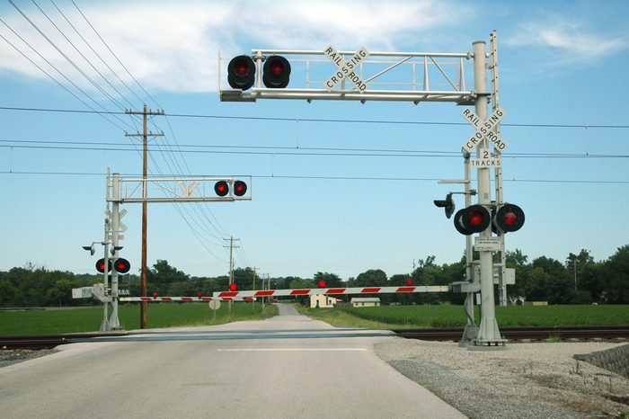 At Grade Railroad Crossing