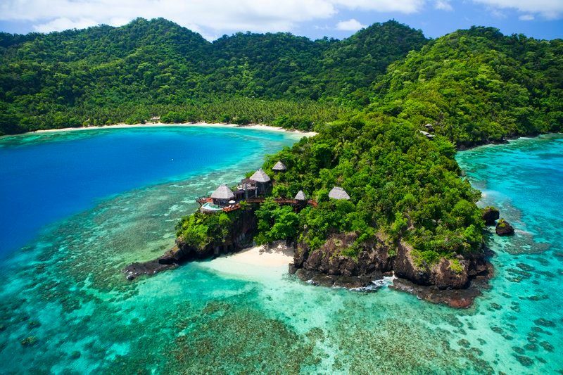 seagrass bay laucala island fiji