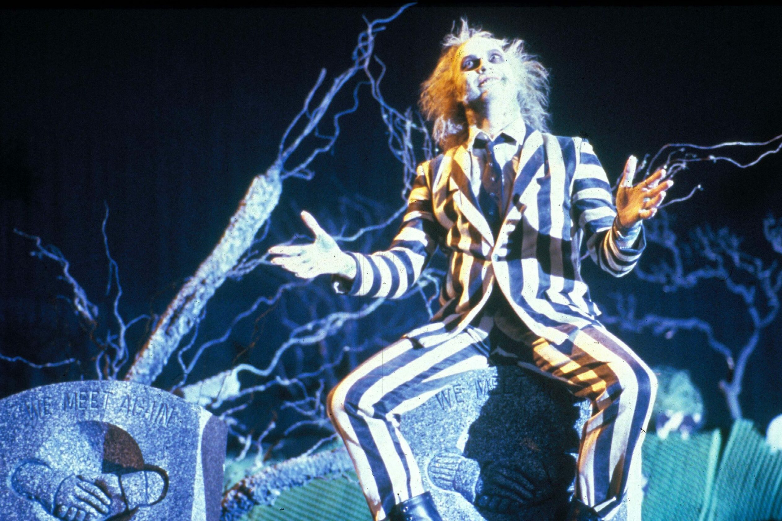 Editorial use only. No book cover usage. Mandatory Credit: Photo by Moviestore/Shutterstock (1559336a) Beetlejuice, Michael Keaton Film and Television