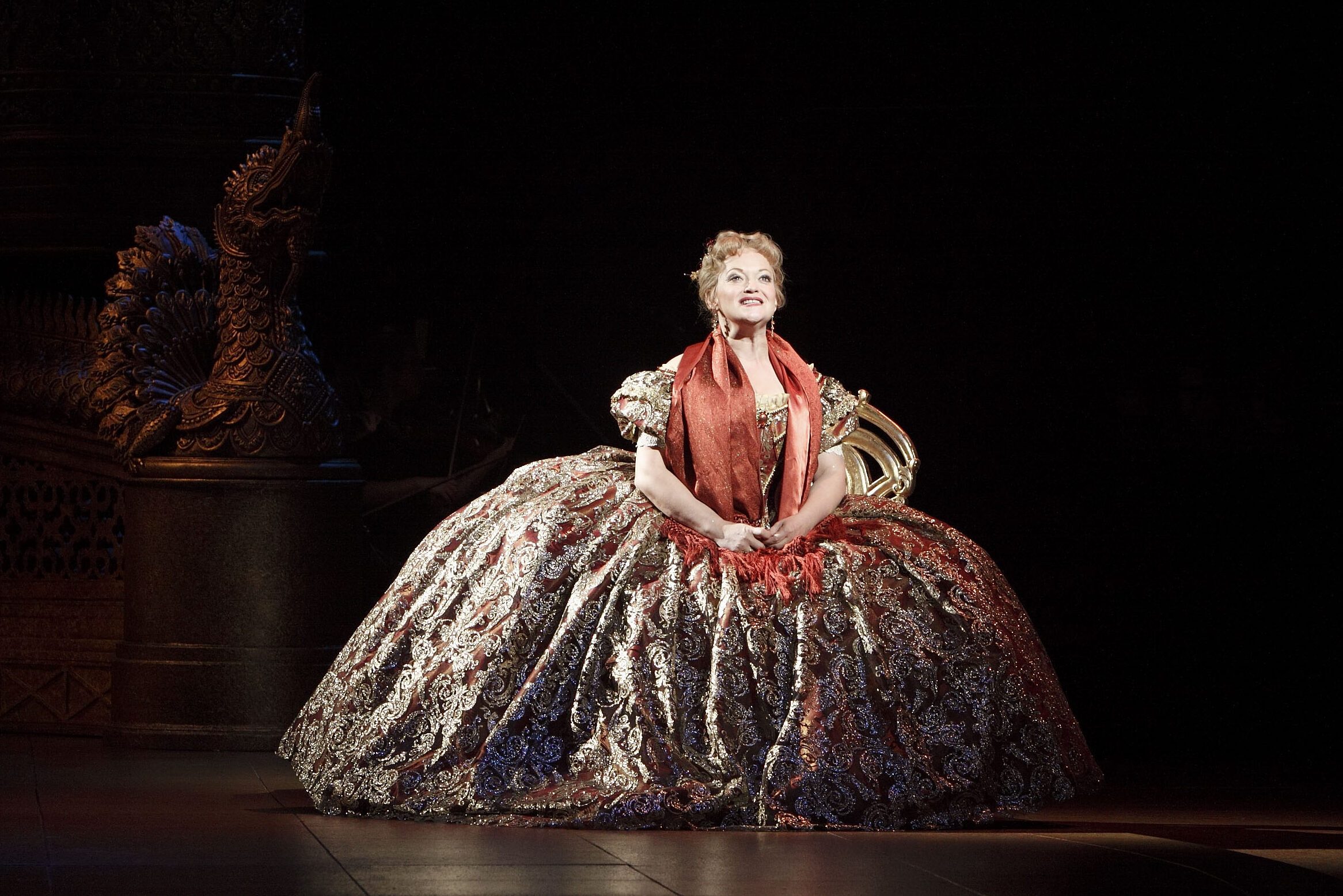 Mandatory Credit: Photo by Donald Cooper/Shutterstock (940933i) 'The King and I' - Maria Friedman (Anna Leonowens) 'The King and I' musical at the Royal Albert Hall, London, Britain - 12 Jun 2009 'The King and I' - music: Richard Rodgers book & lyrics: Oscar Hammerstein II - design: Robert Jones lighting: Andrew Bridge director: Jeremy Sams - a Raymond Gubbay & Royal Albert Hall co-production